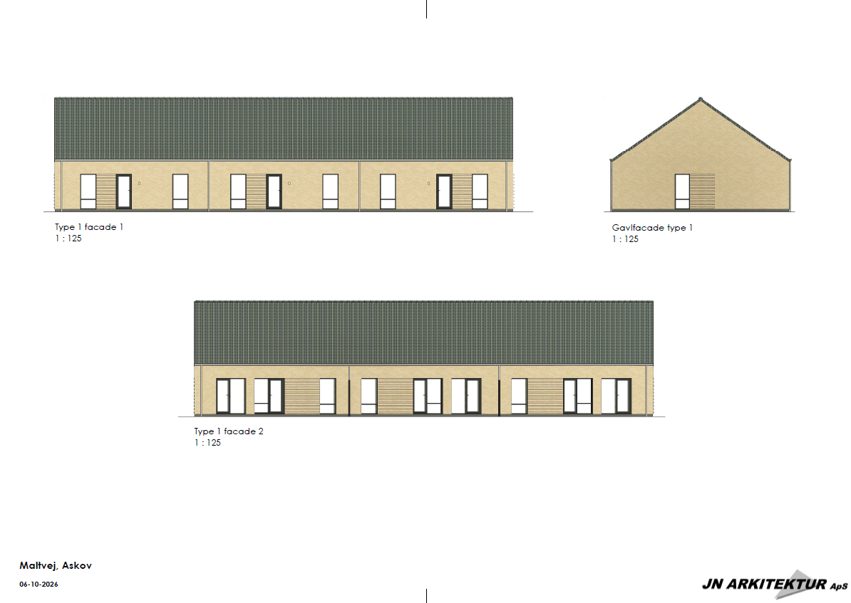 Nyt rækkehus på 98 m² i Askov – klar til indflytning 1. februar