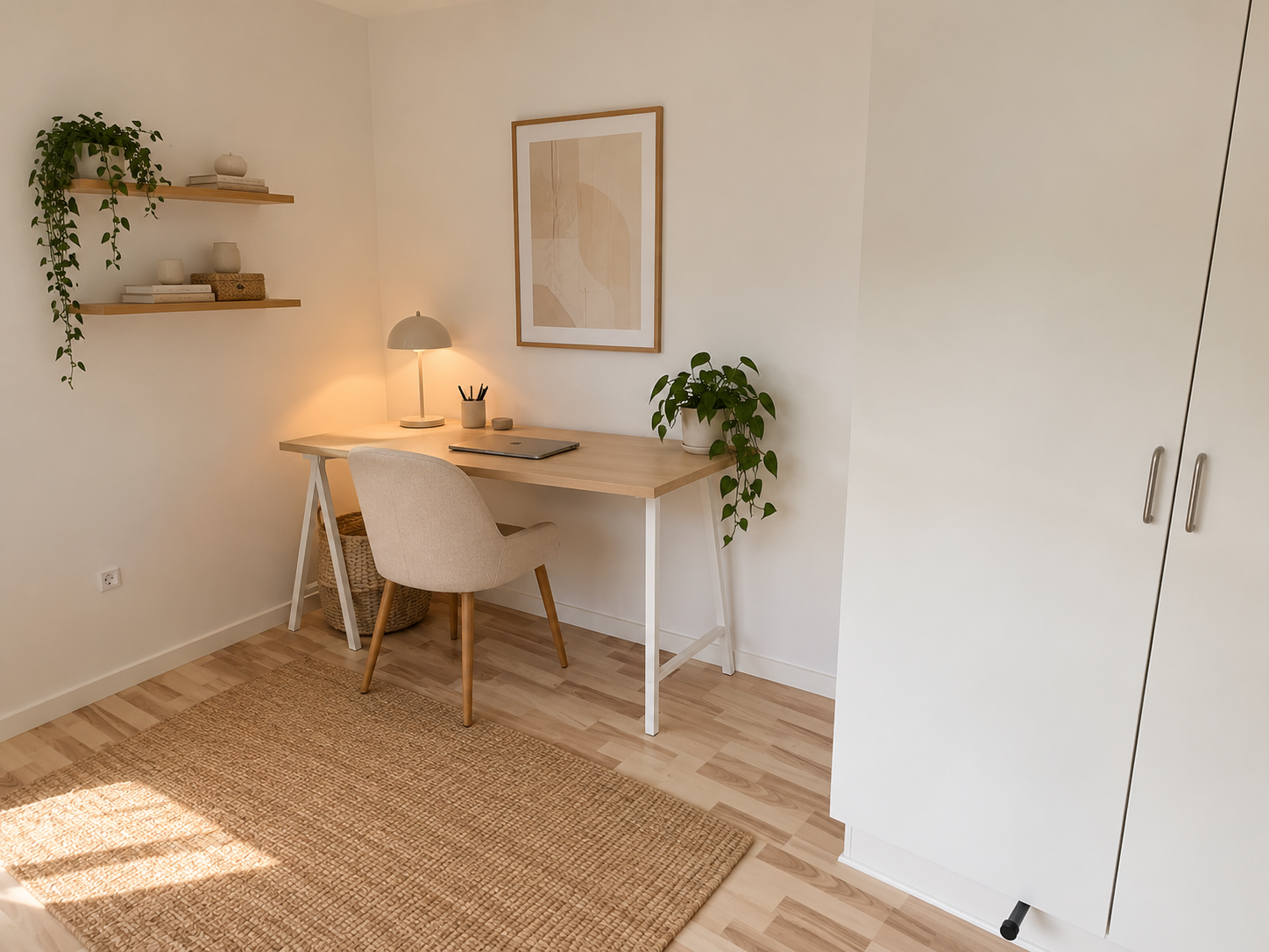 Flot nyopført 1 plans rækkehus med lav energiudgift, udlejes