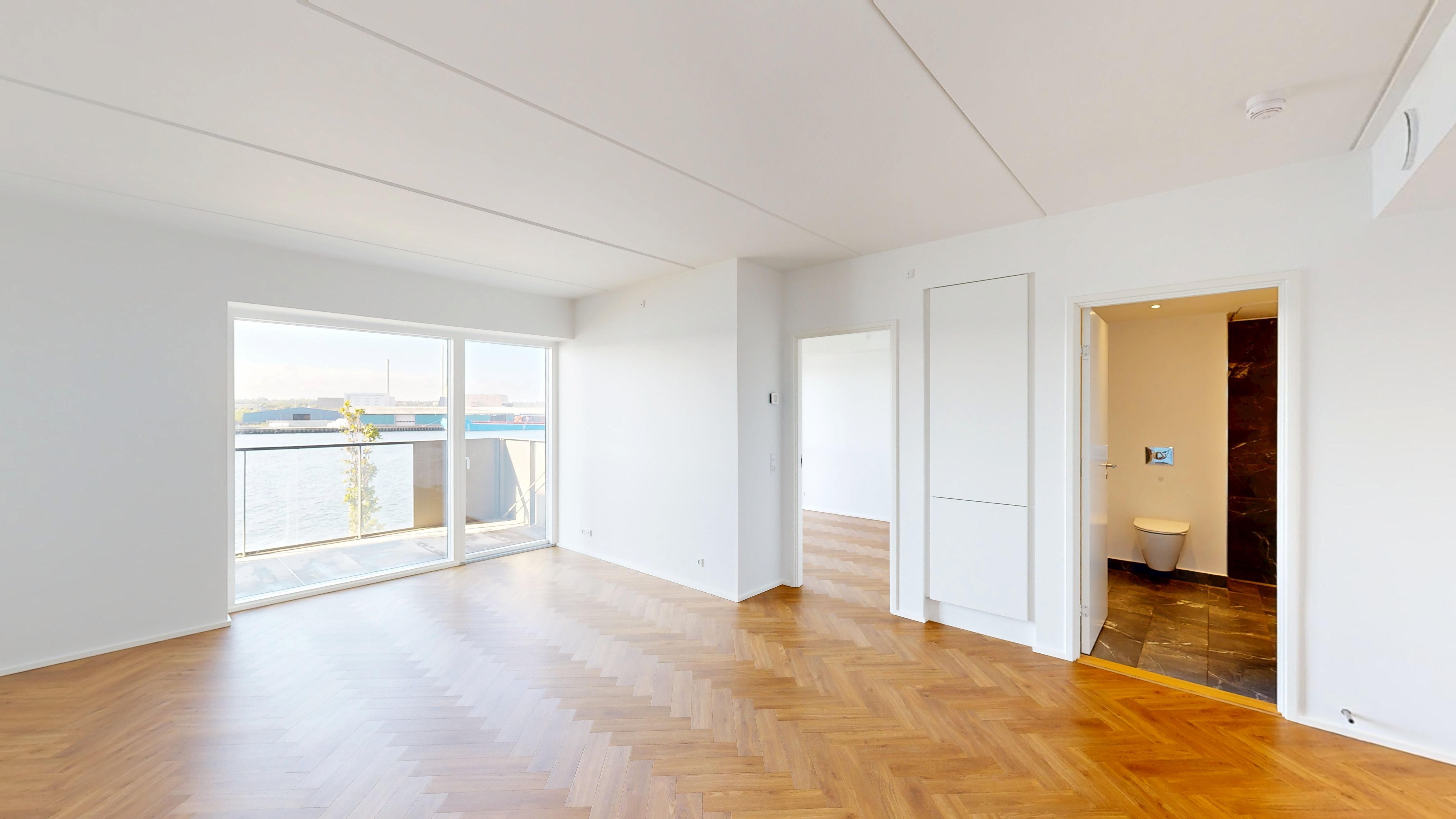 2-værelses lejlighed, 62 m2 med sydvendt altan