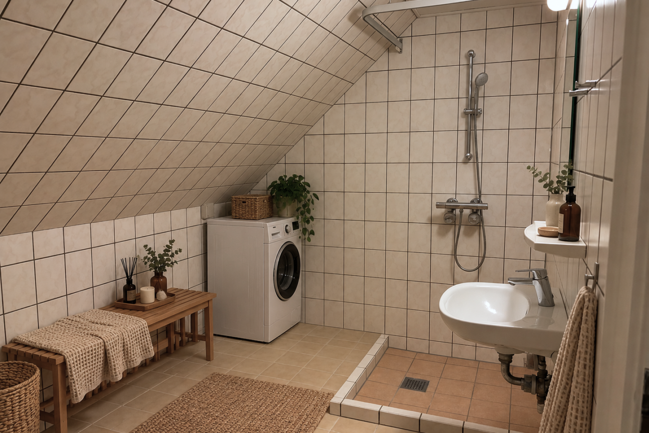 Charmerende loftslejlighed 