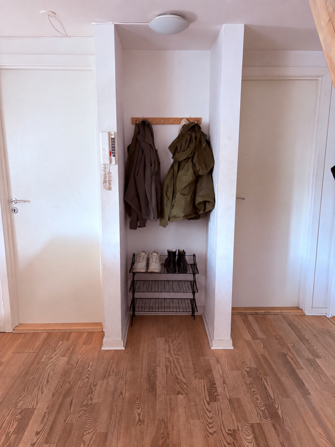 Taglejlighed med loft til kip og hems