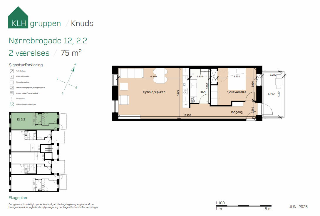 Lys og moderne 2-værelses i hjertet af Aarhus C