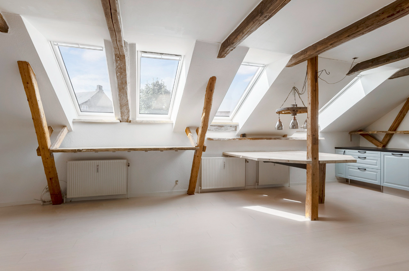 Central lejlighed ved Slotssøen, 94m2, 3 værelser