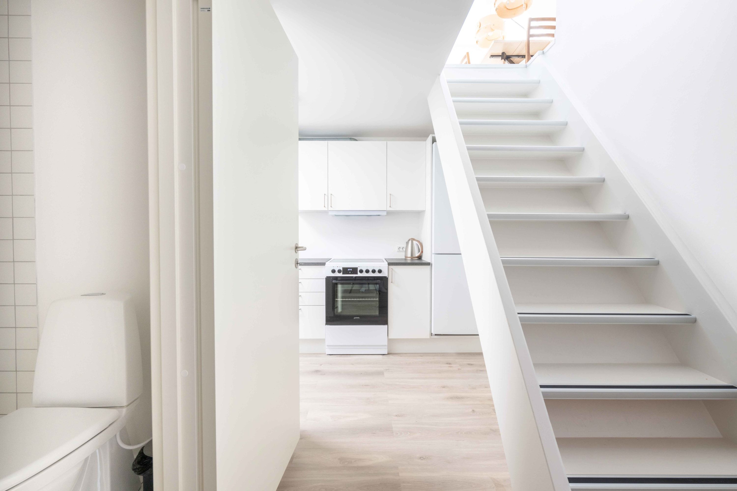 Spacious 83 m² four-bedroom apartment over two levels in Nørrebro, steps from the Metro – all utilities included