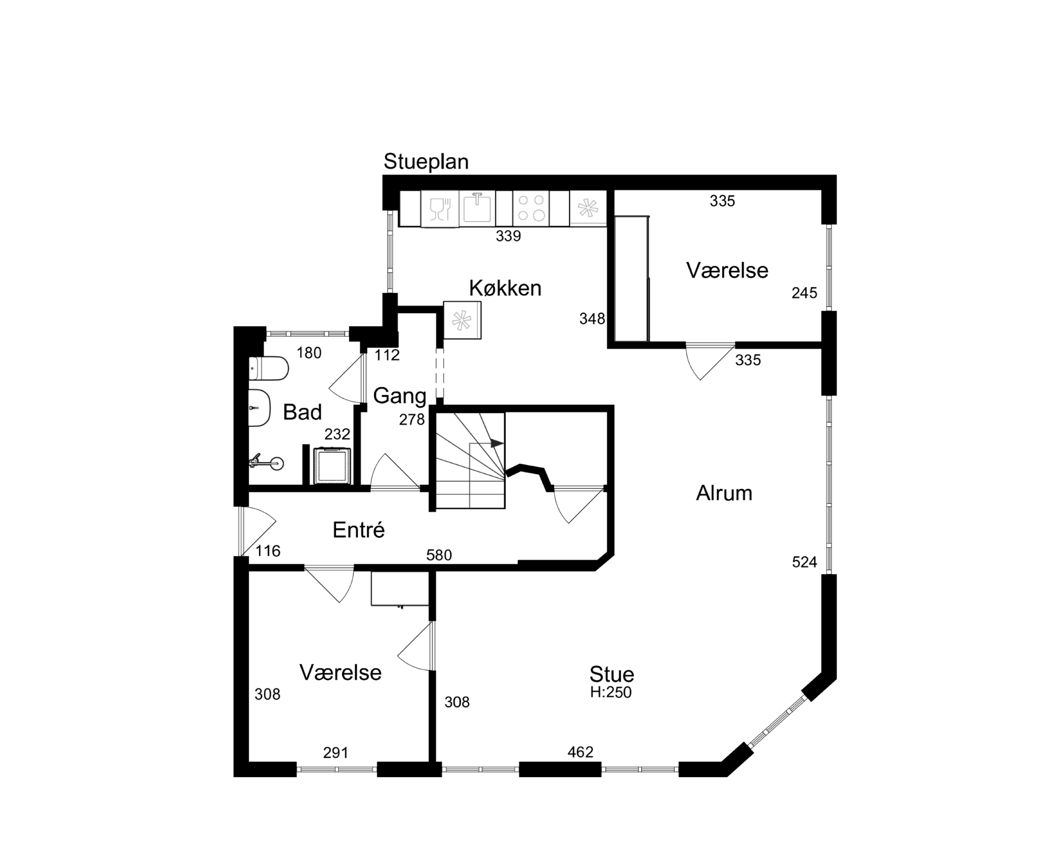 Dejlig stuelejlighed på 91m² – fleksibel overtagelse