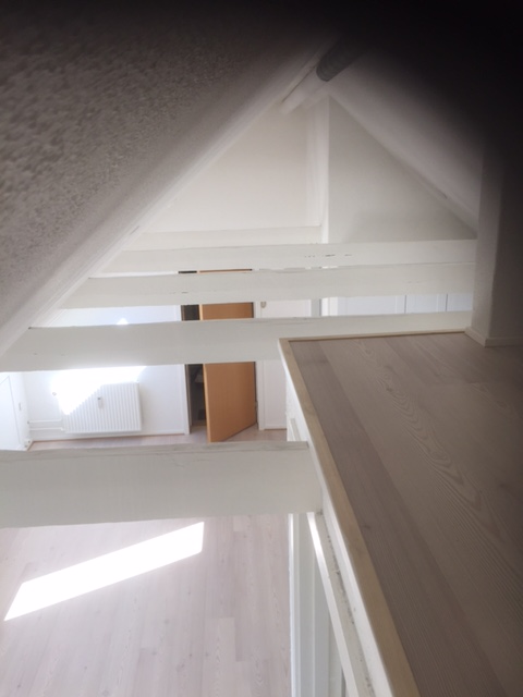 Hyggelig taglejlighed med hems