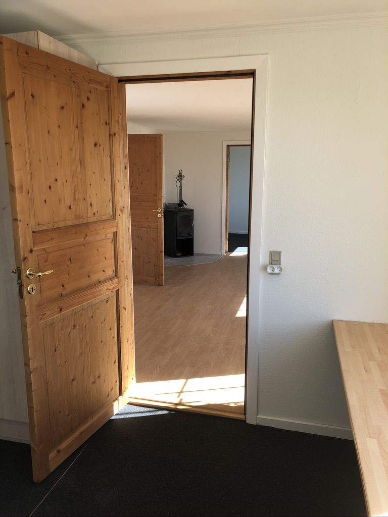 Stuelejlighed med Have og garage i Lønborg by