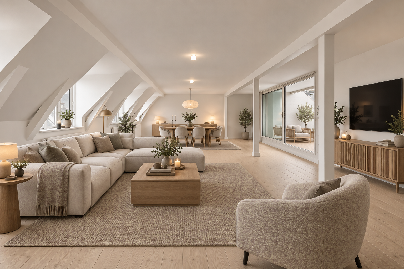 Sjælden penthouse på Østerbro med stor tagterrasse og fem værelser