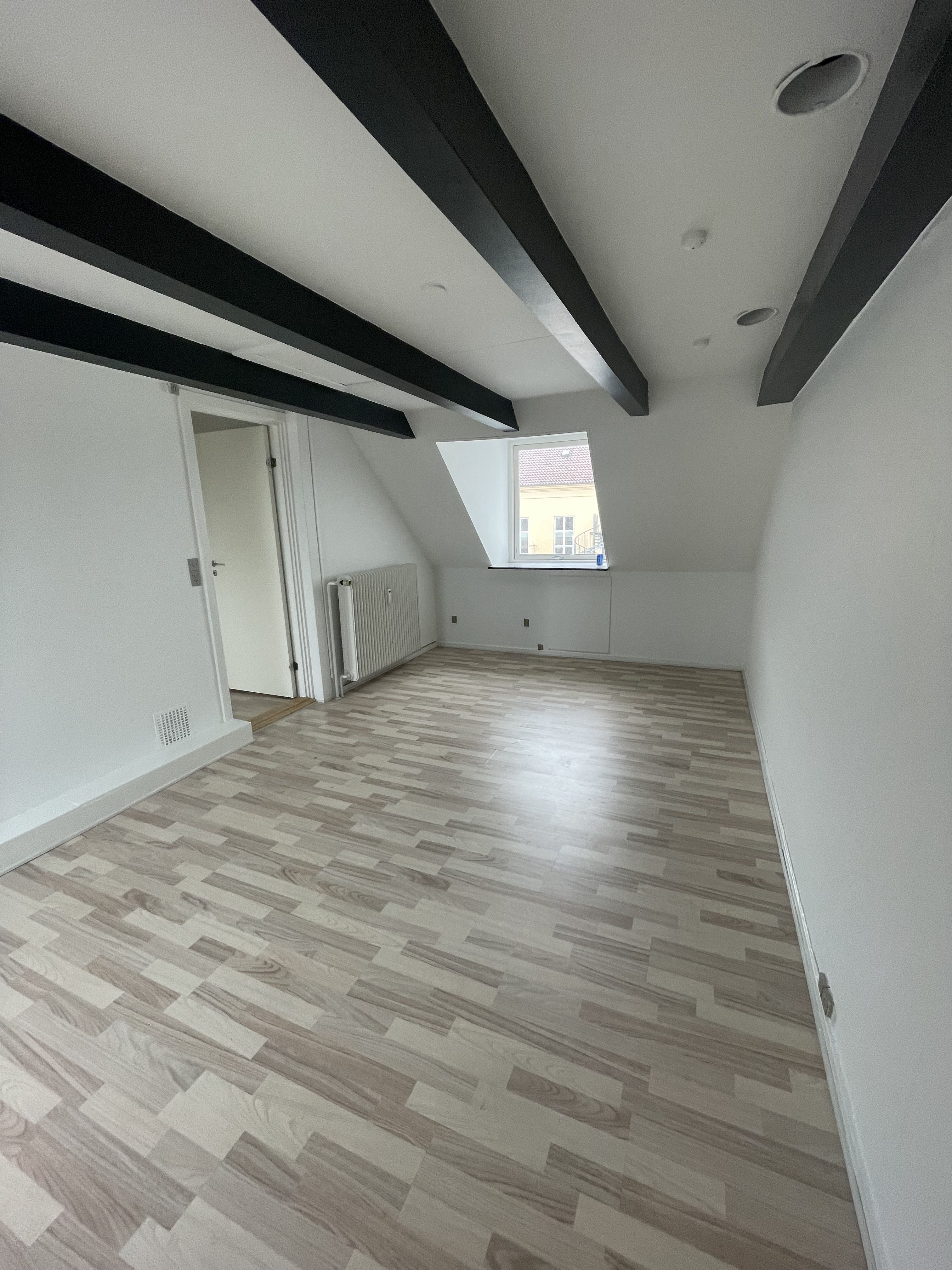 Central lejlighed ved banegården med tagterrasse