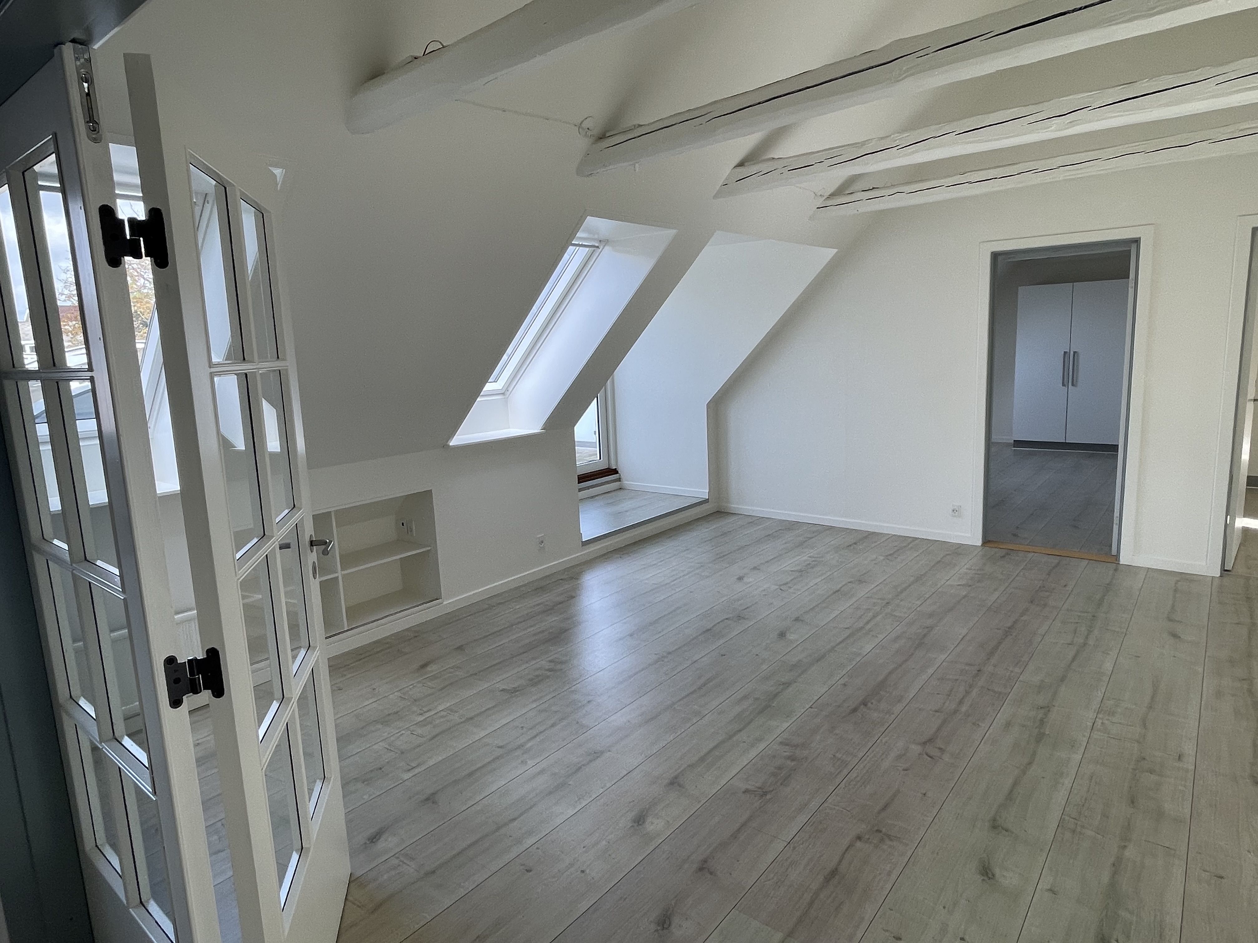 Charmerende penthouselejlighed med terrasse i hjertet af Holstebro