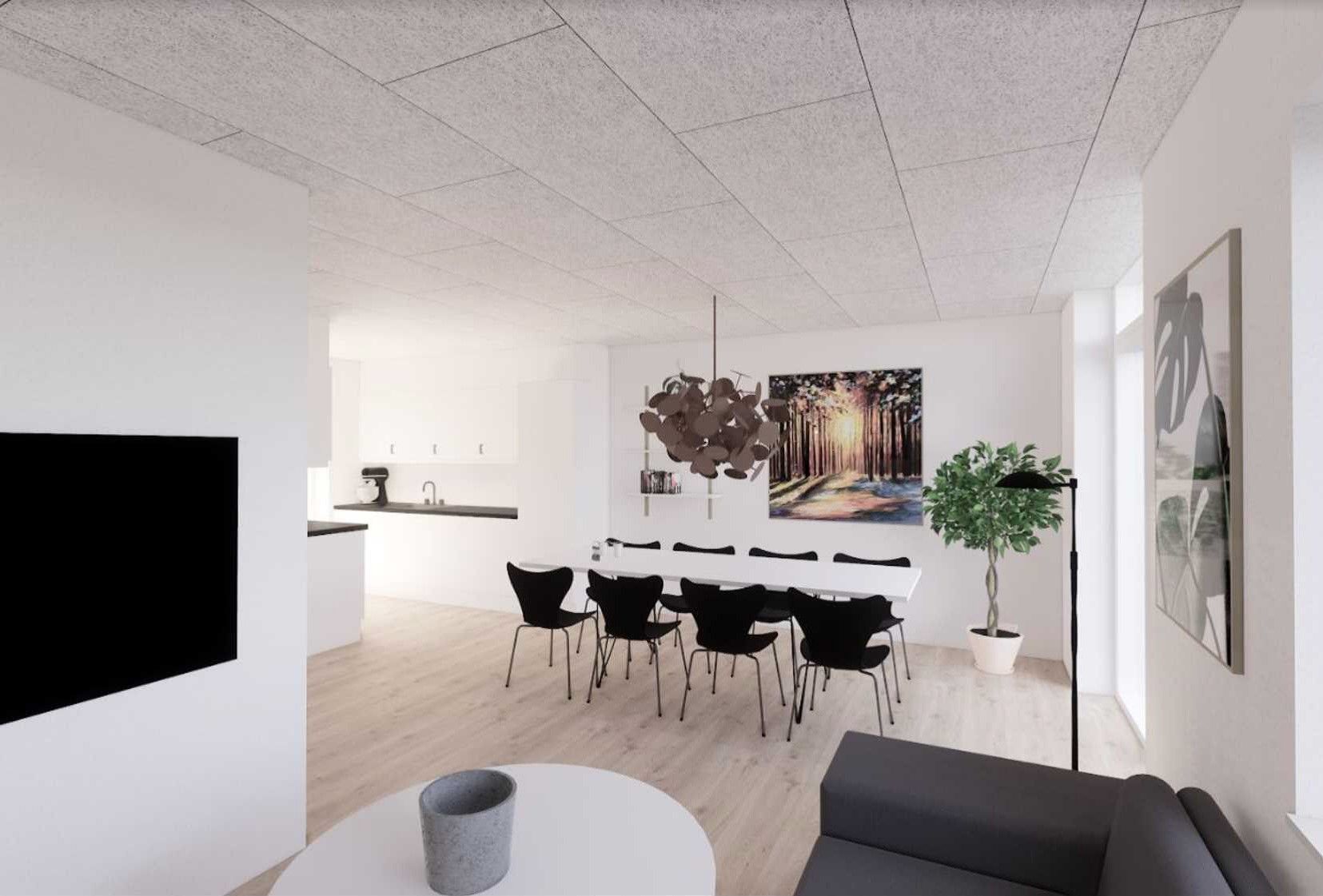 2 plans rækkehus i Halgård/Holstebro