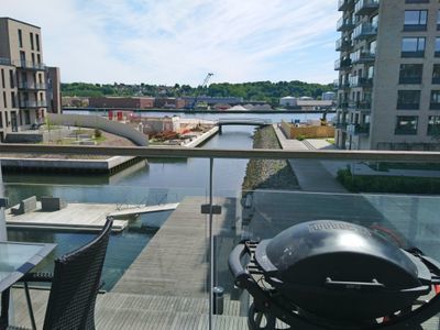 Sublim beliggende lejlighed på Kanalfronten i Vejle