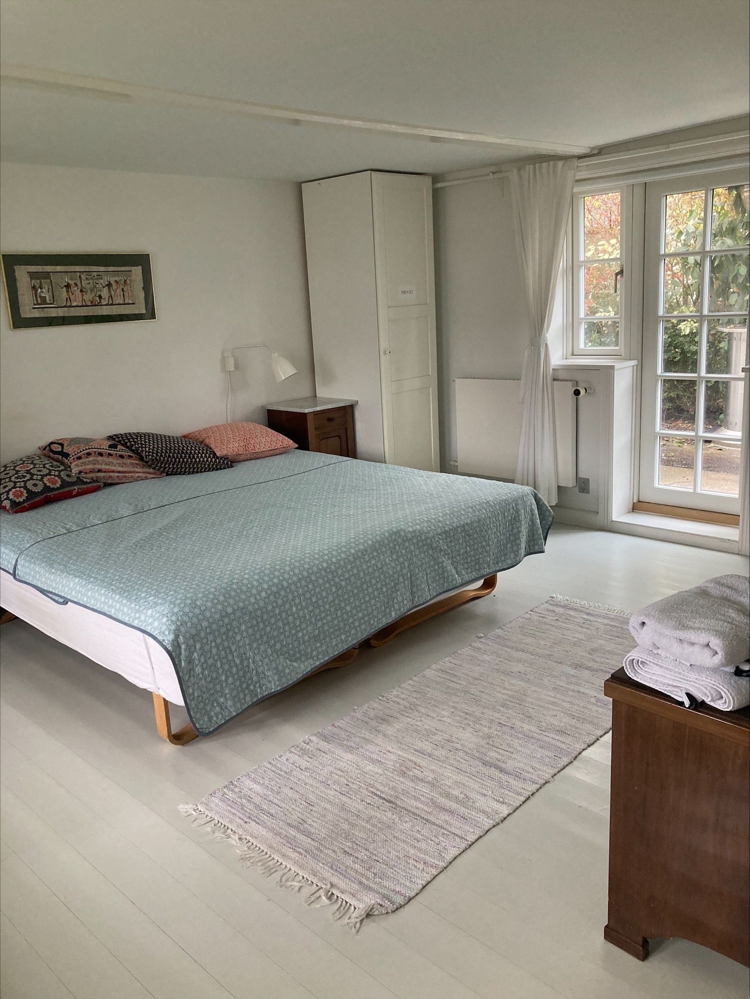 Gammelt renoveret fiskerhus , centralt i Gilleleje .