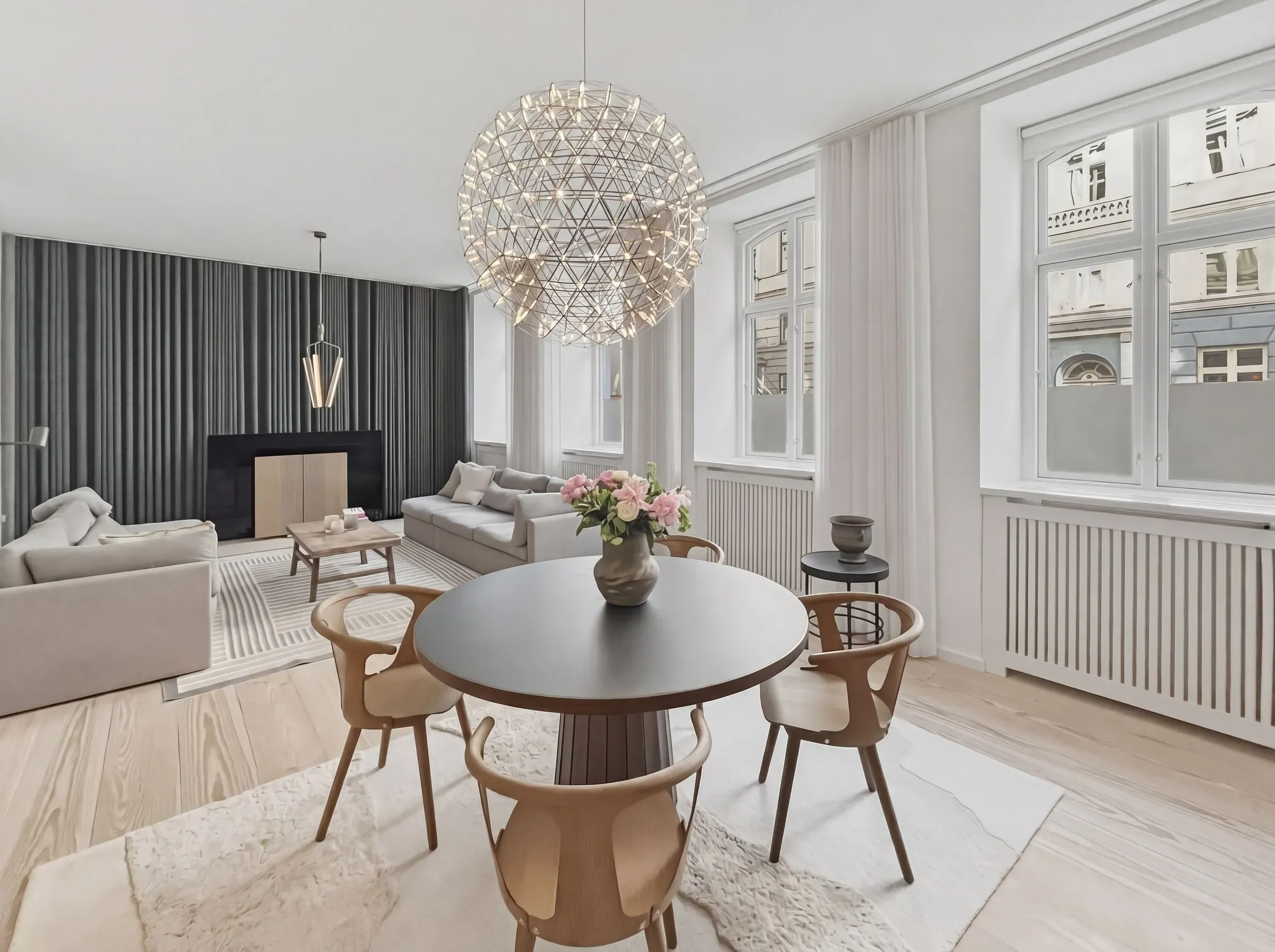 Møbleret herskabslejlighed i København K