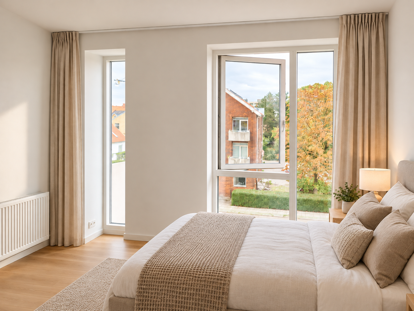 Meget hyggelig og lys 2-værelses lejlighed med adgang til fælles terrasse 