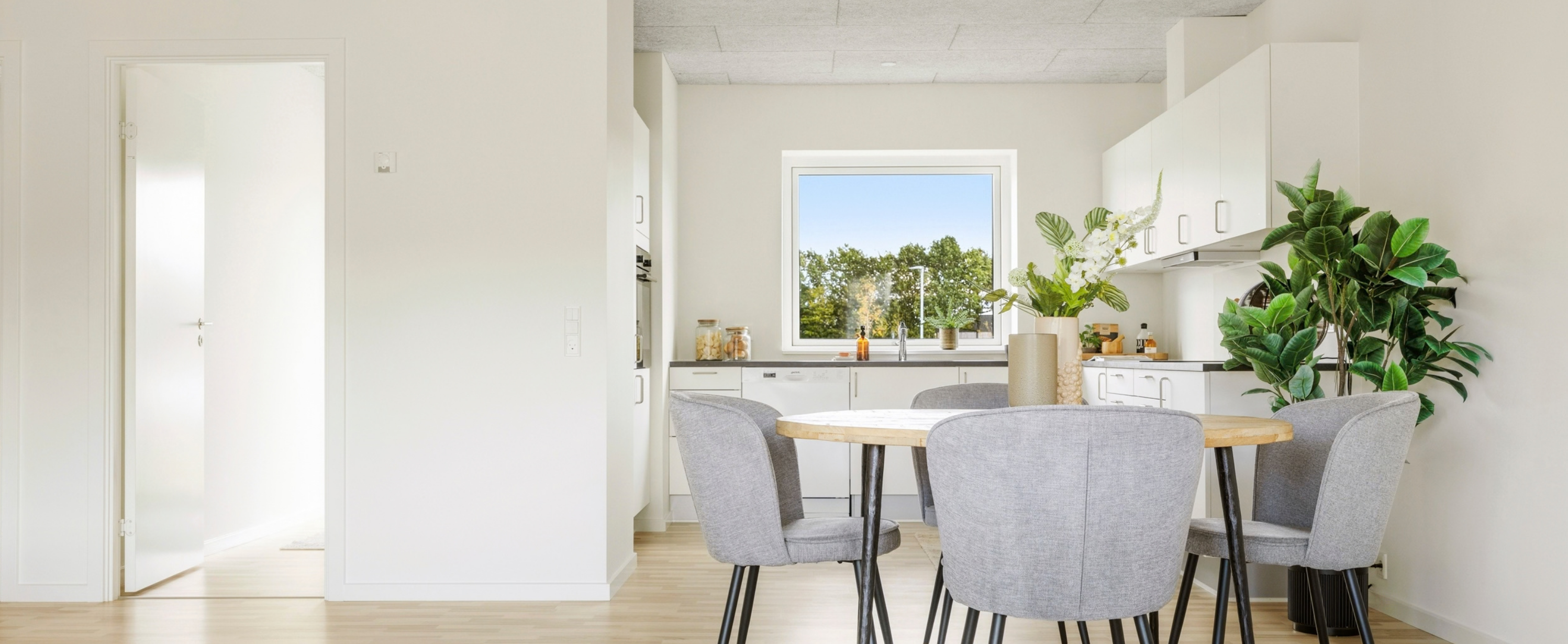 3 værelses rækkehus på Langkær i Rønde udlejes