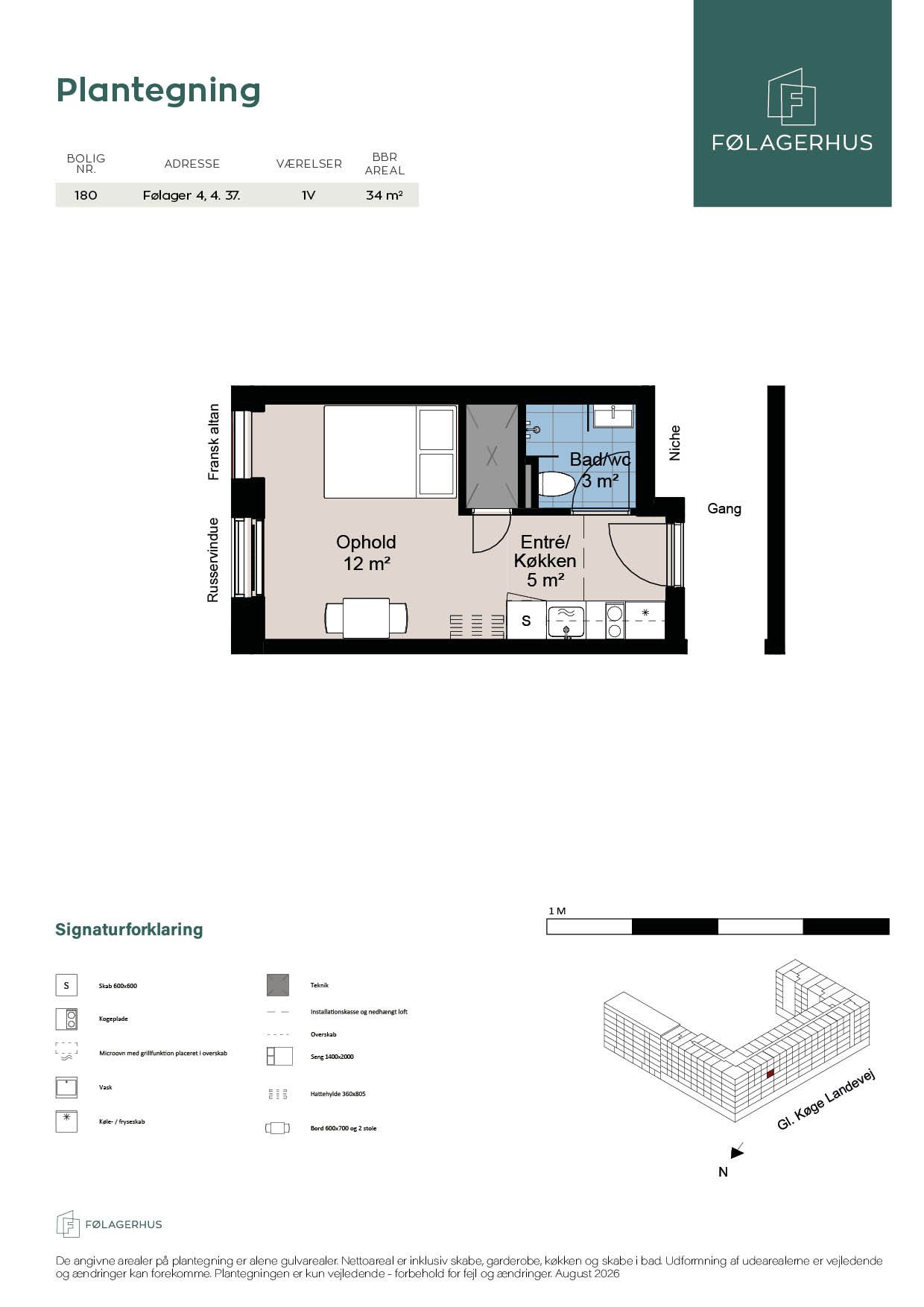 Moderne nybygget studieboliger