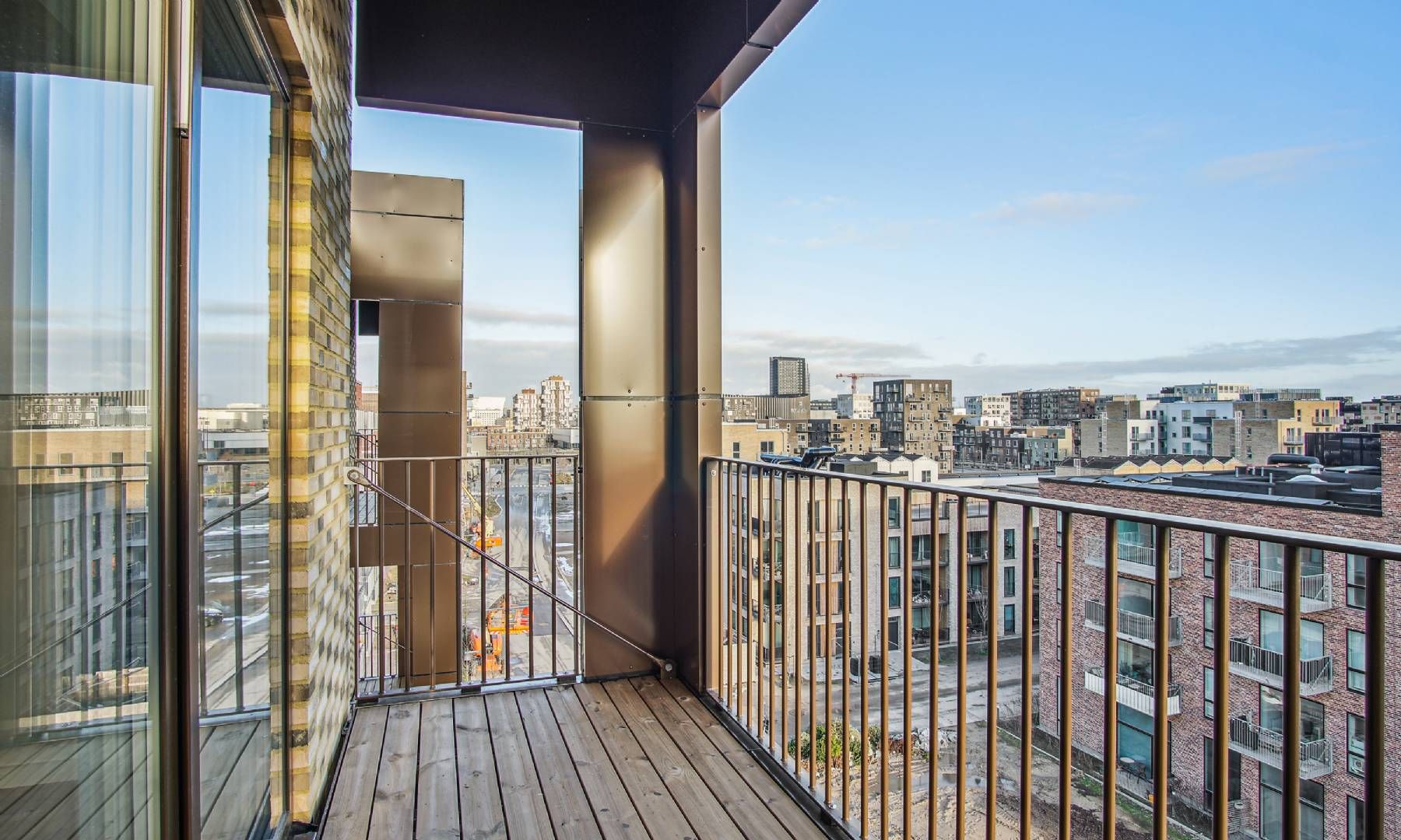 Fri udsigt til Fælleden fra egen tagterrasse