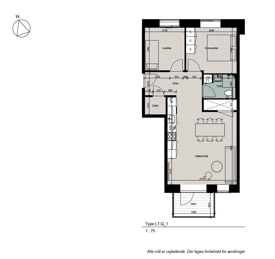 Kvalitetslejlighed centralt i Vejle