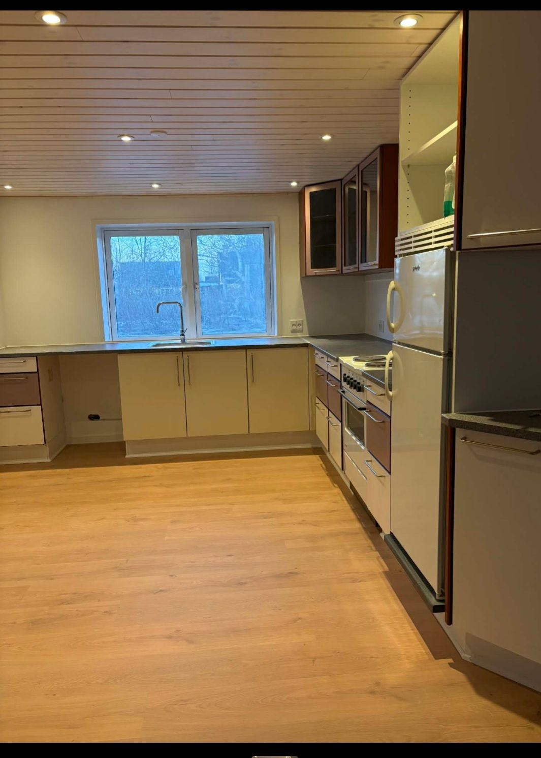Hus med have på landet 