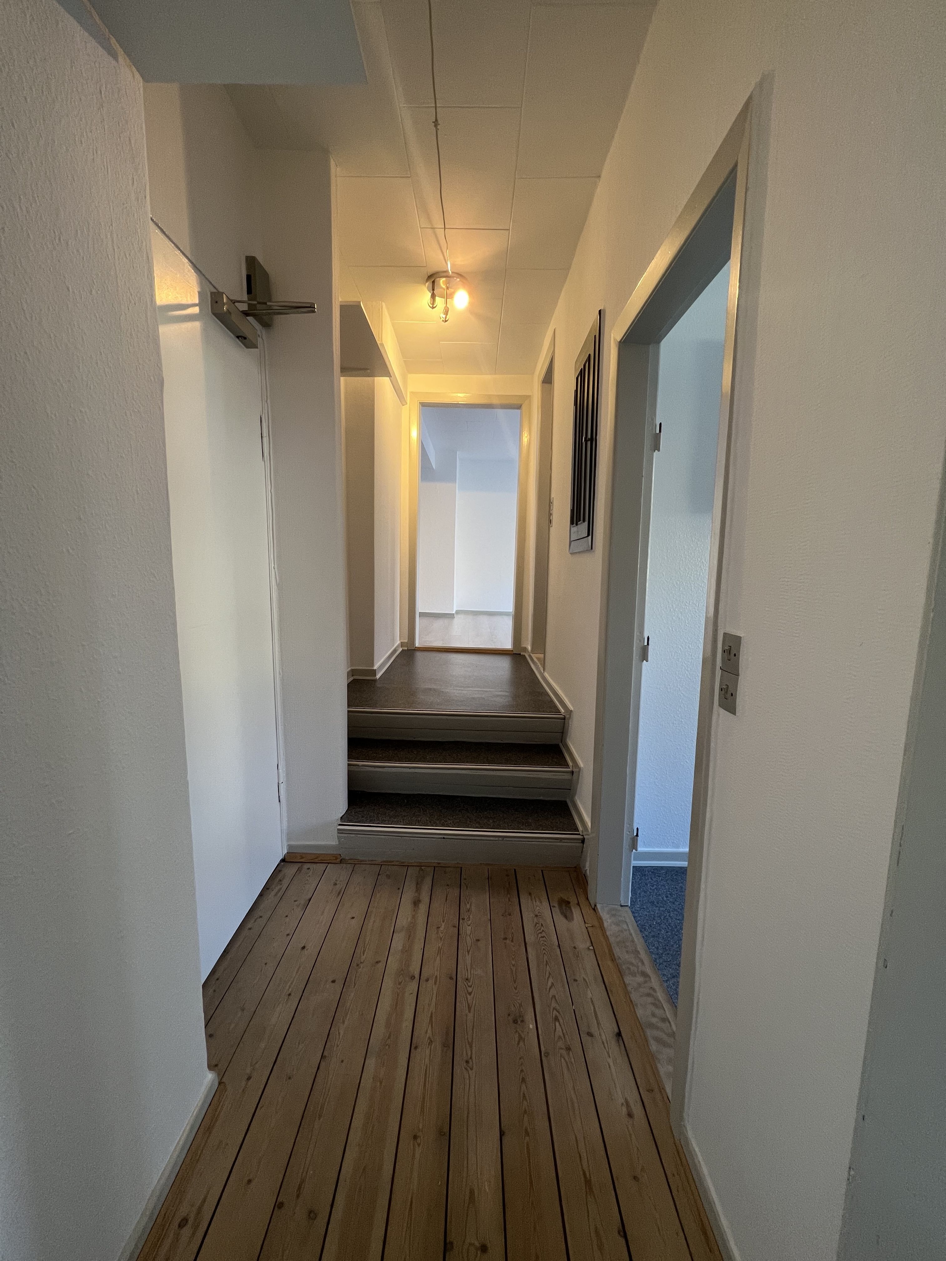 Stor og lys lejlighed med altan 