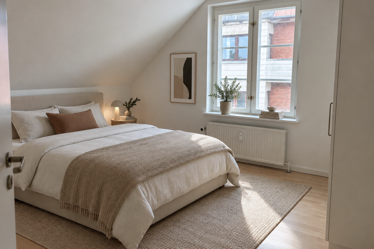 Charmerende loftslejlighed 