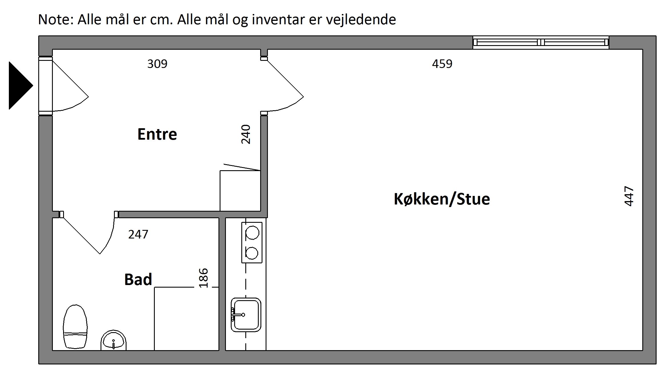 HOUMANNSHUS er en blandet afdeling med både velindrettede familieboliger og ældreboliger. Afdelingen ligger centralt i Horsens i fem minutters gåafsta, photo 3