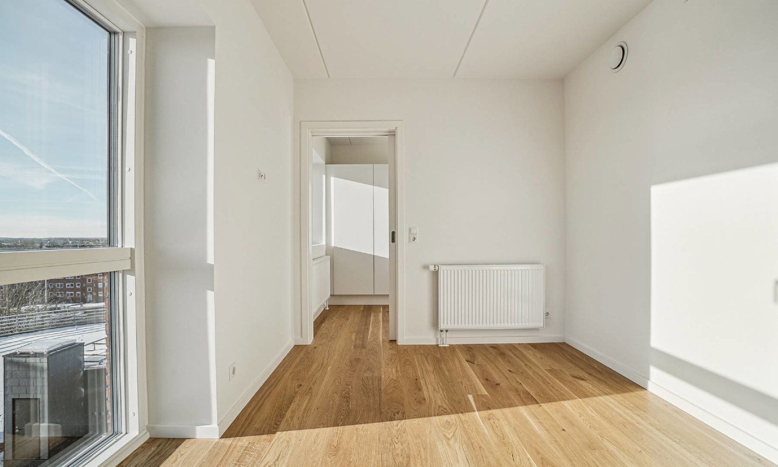 Moderne og lys 2-vær. lejlighed med eksklusiv beliggenhed over Herlev Bycenter