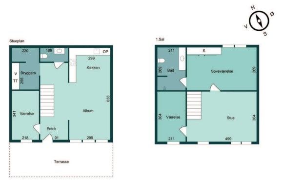 Rækkehus i roligt miljø, Stensballe