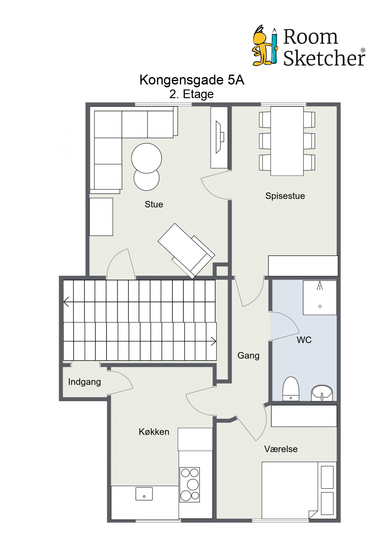 CENTRAL 3-VÆRELSES LEJLIGHED I HJØRRING – 79 M²