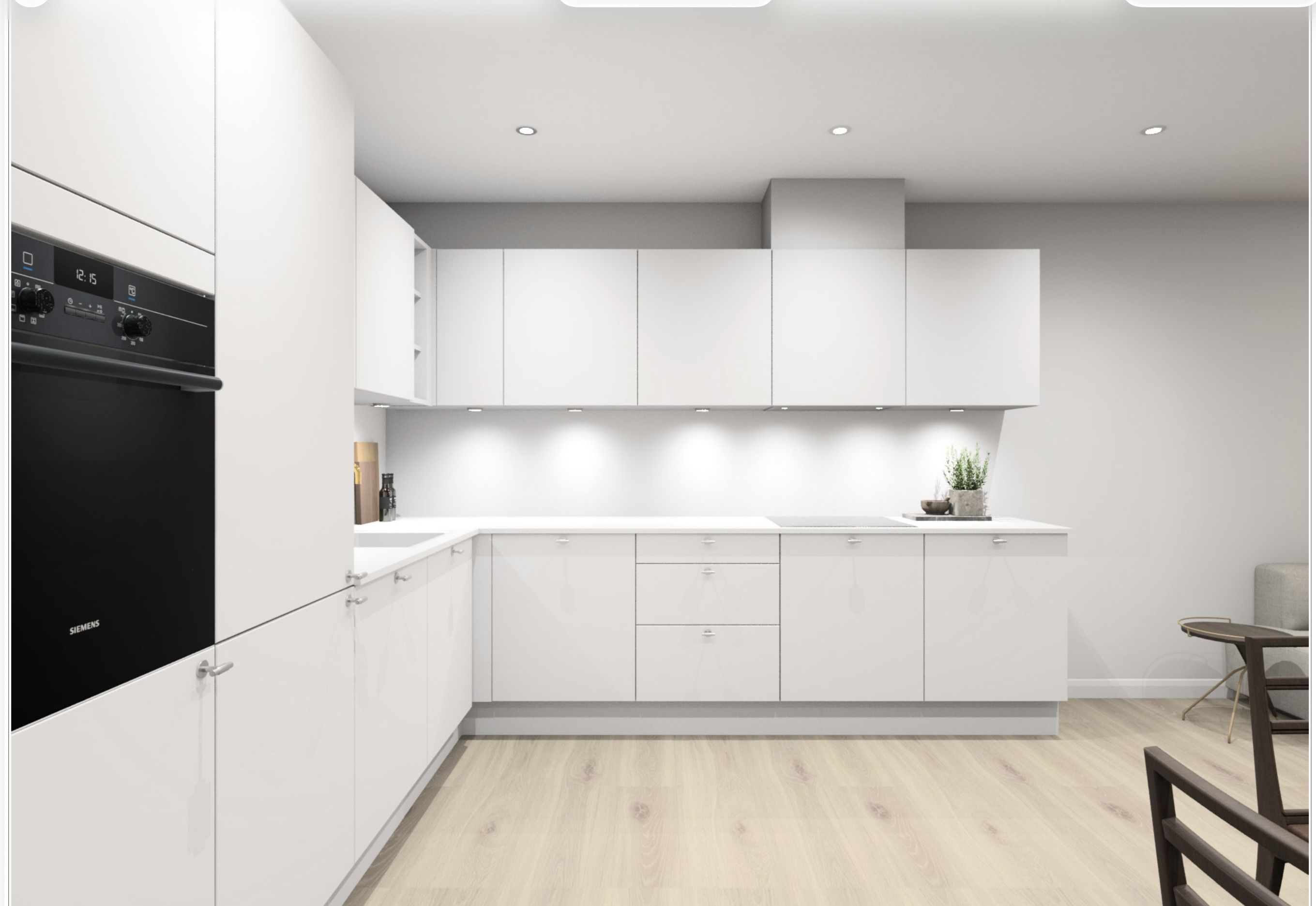 Nyopført rækkehus på 80 m² i ét plan