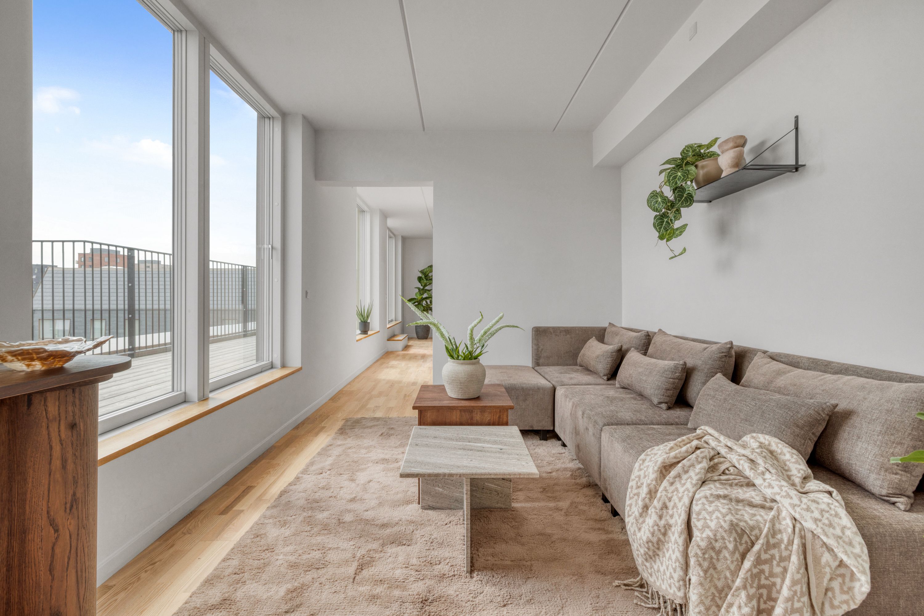 Unik 4 værelses penthouse lejlighed på 112 kvm