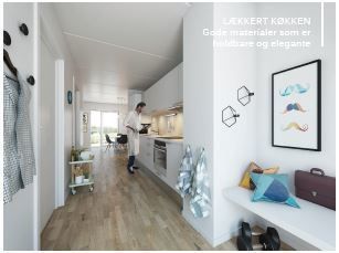 2 værelses lejlighed på 7. sal med skøn udsigt