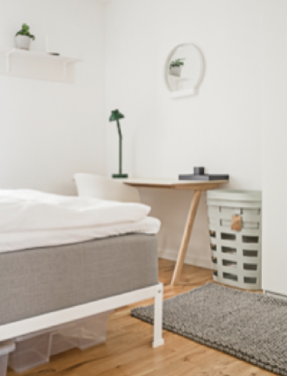 Furnished co-living apartment for working professionals