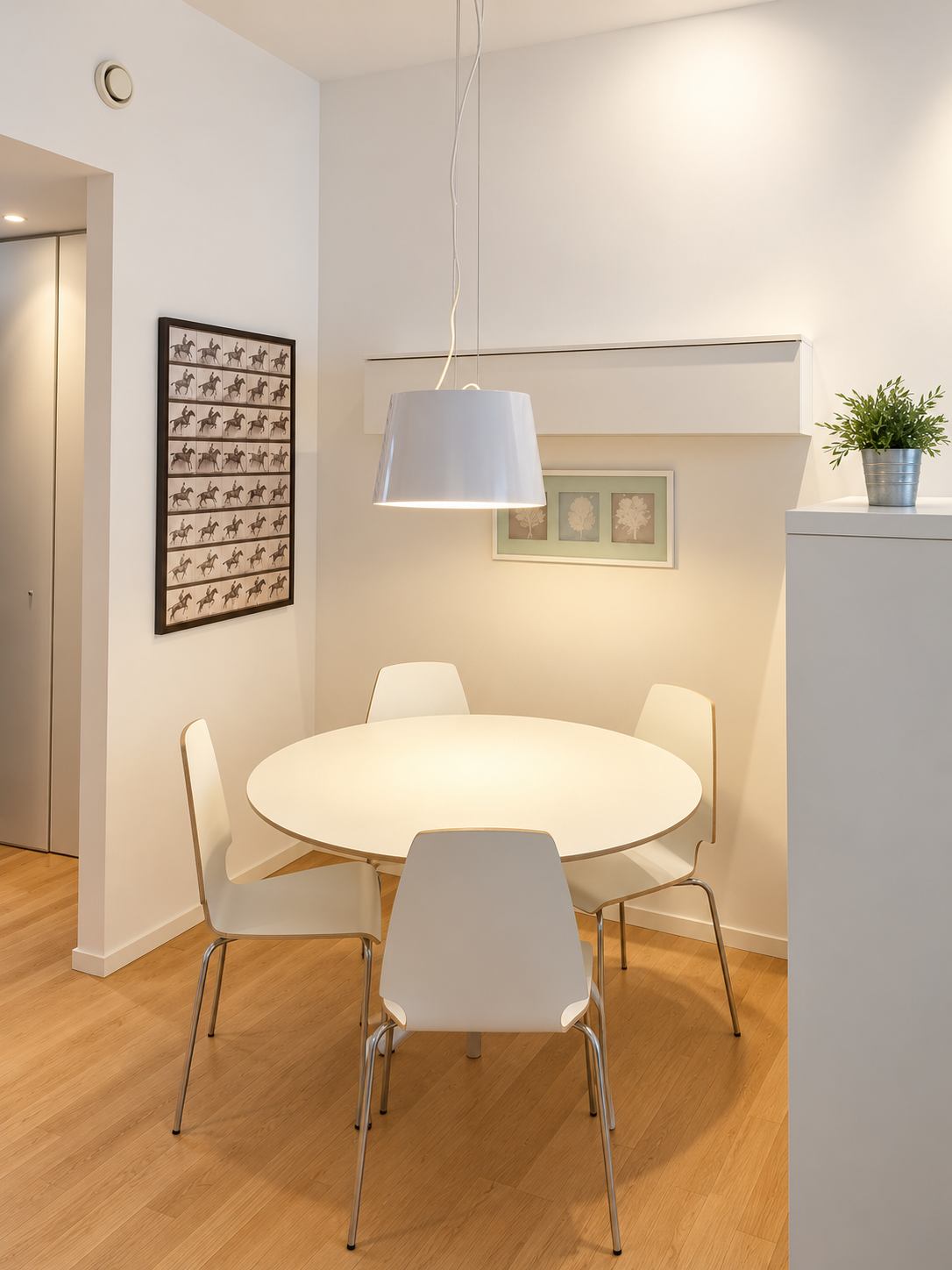 Large studio, fully furnished, serviced apartment.
