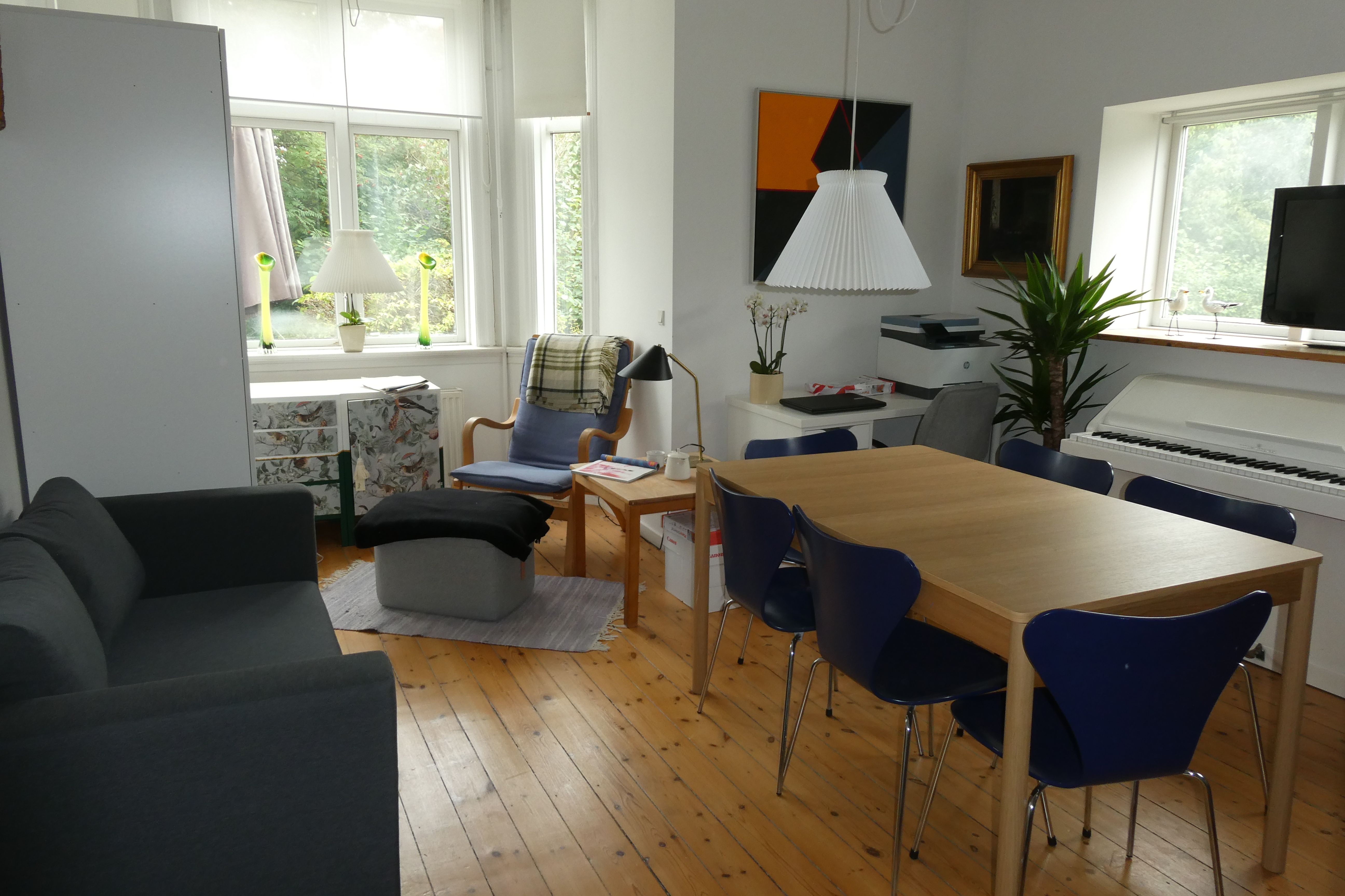 Korttidslejemål - dejlig, møbleret villalejl. med terrasse/P-plads