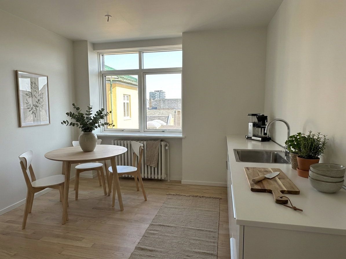 Stor flot lejlighed i Vestergade med elevator 