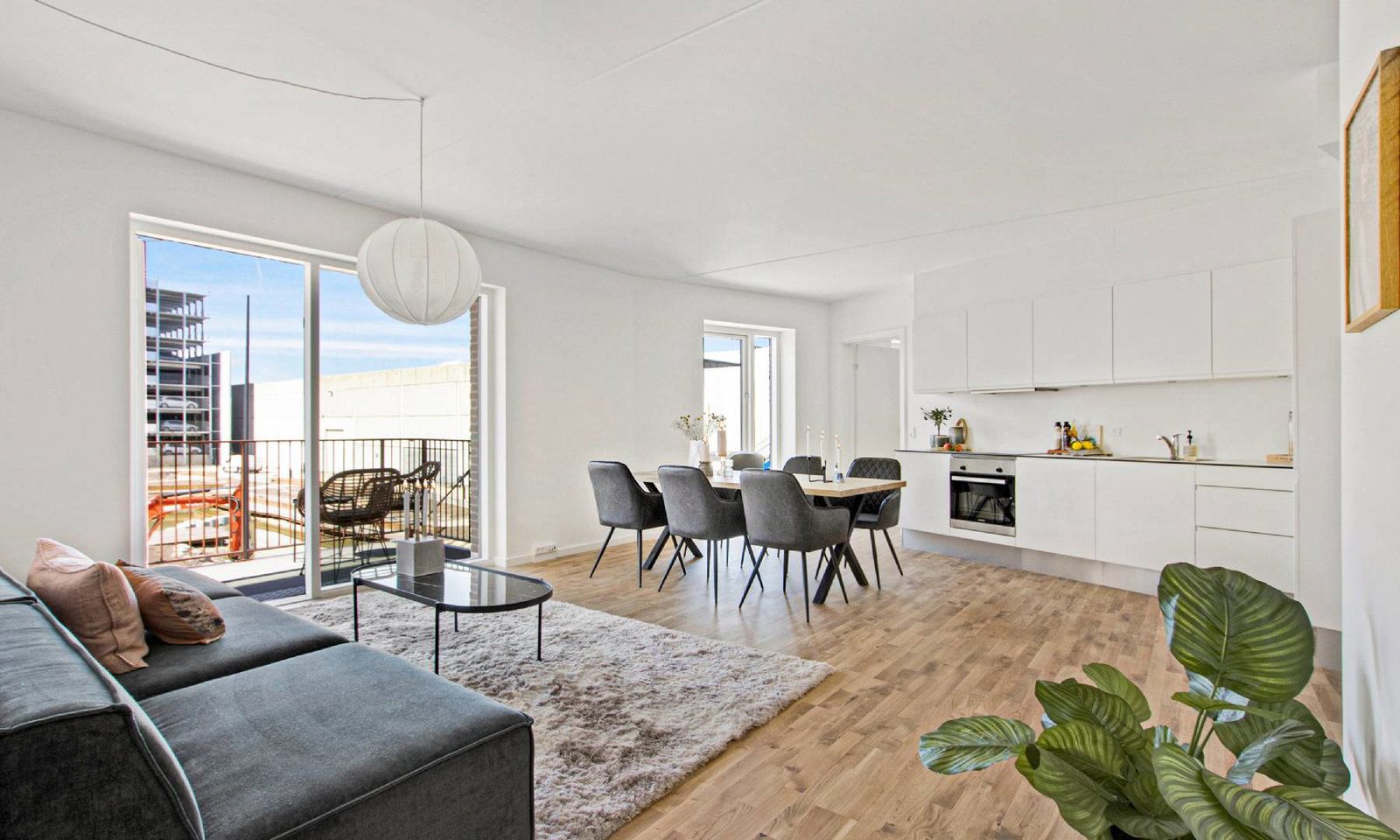 Moderne 3-værelses på 80 m² med egen altan