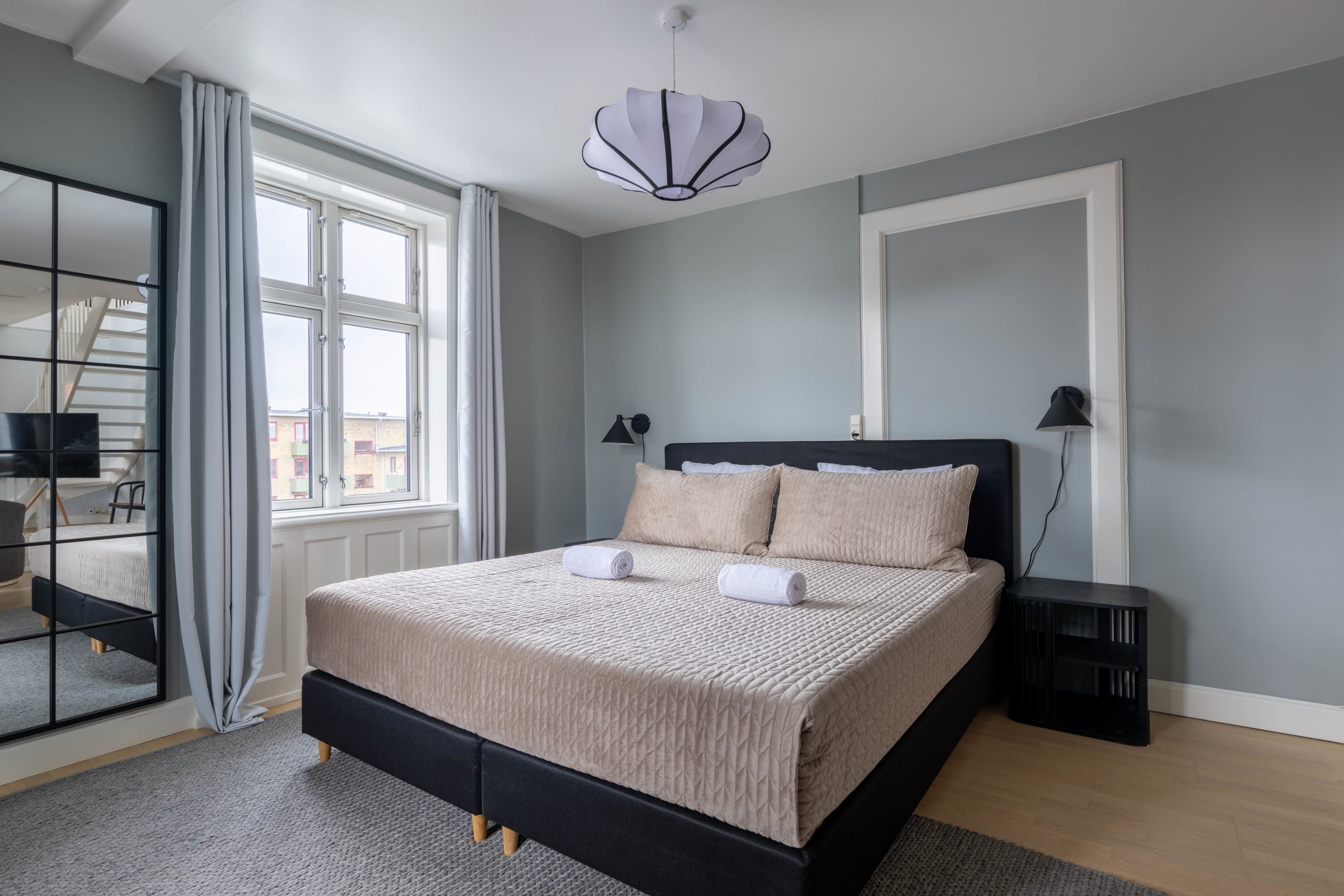 Spacious 122 m² duplex with private rooftop terrace near Amager Strand – all utilities included