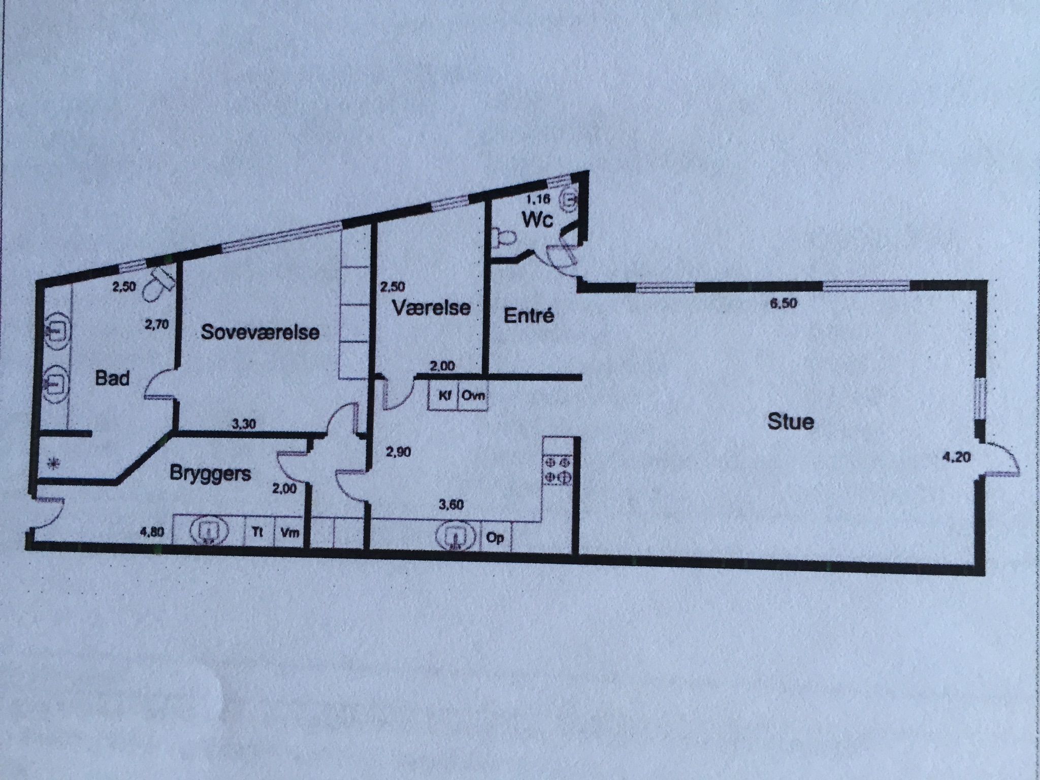 Billund bymidte /Billund Downtown 2BR, 1,5 bath