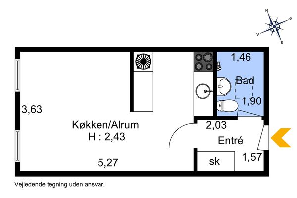 Picture of Apartments for rent in Aalborg Denmark (343), monthly rentals of Flats