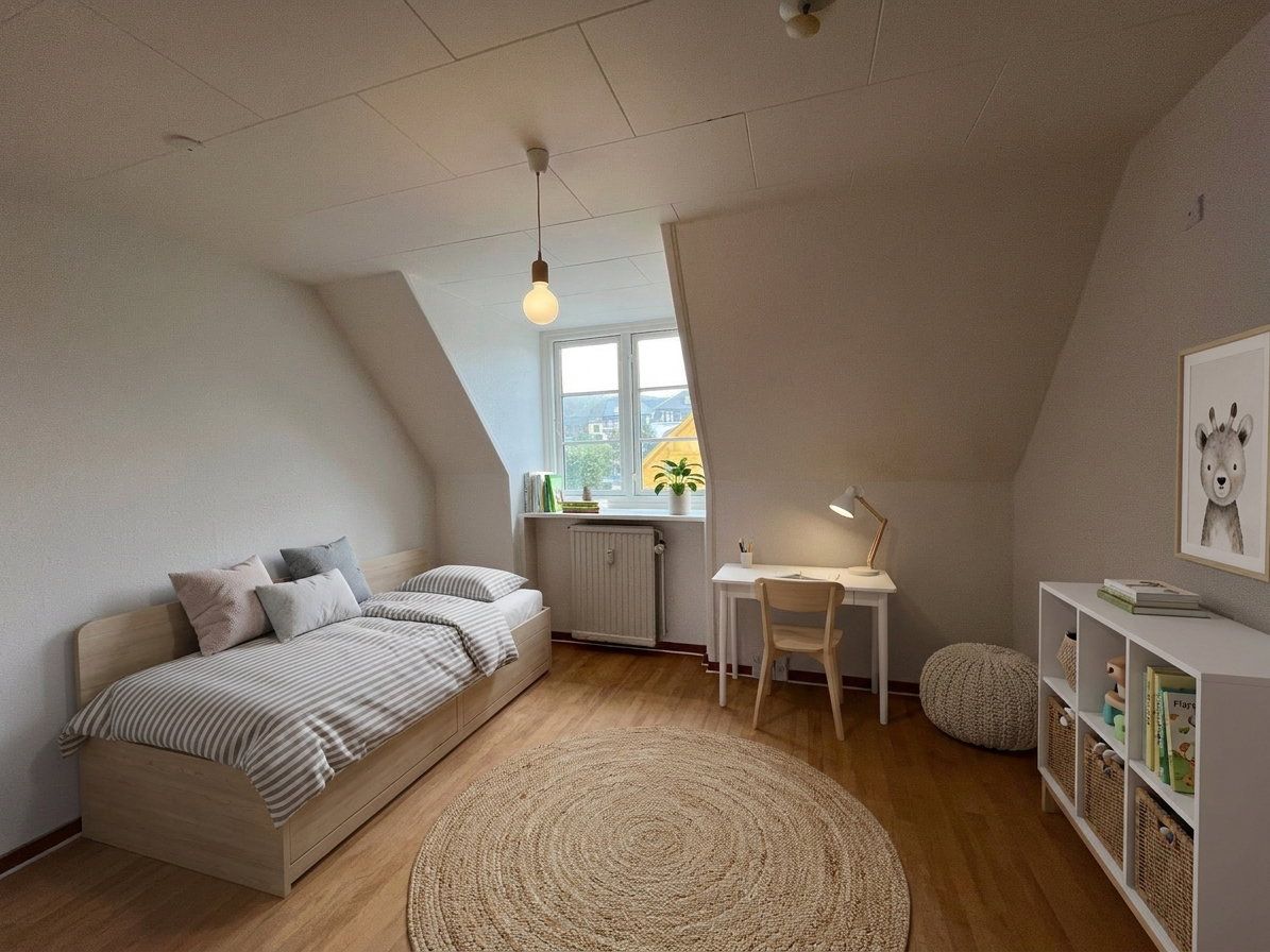 Attraktiv og rummelig 4-værelses lejlighed på 109 m² – centralt i Frederiksværk