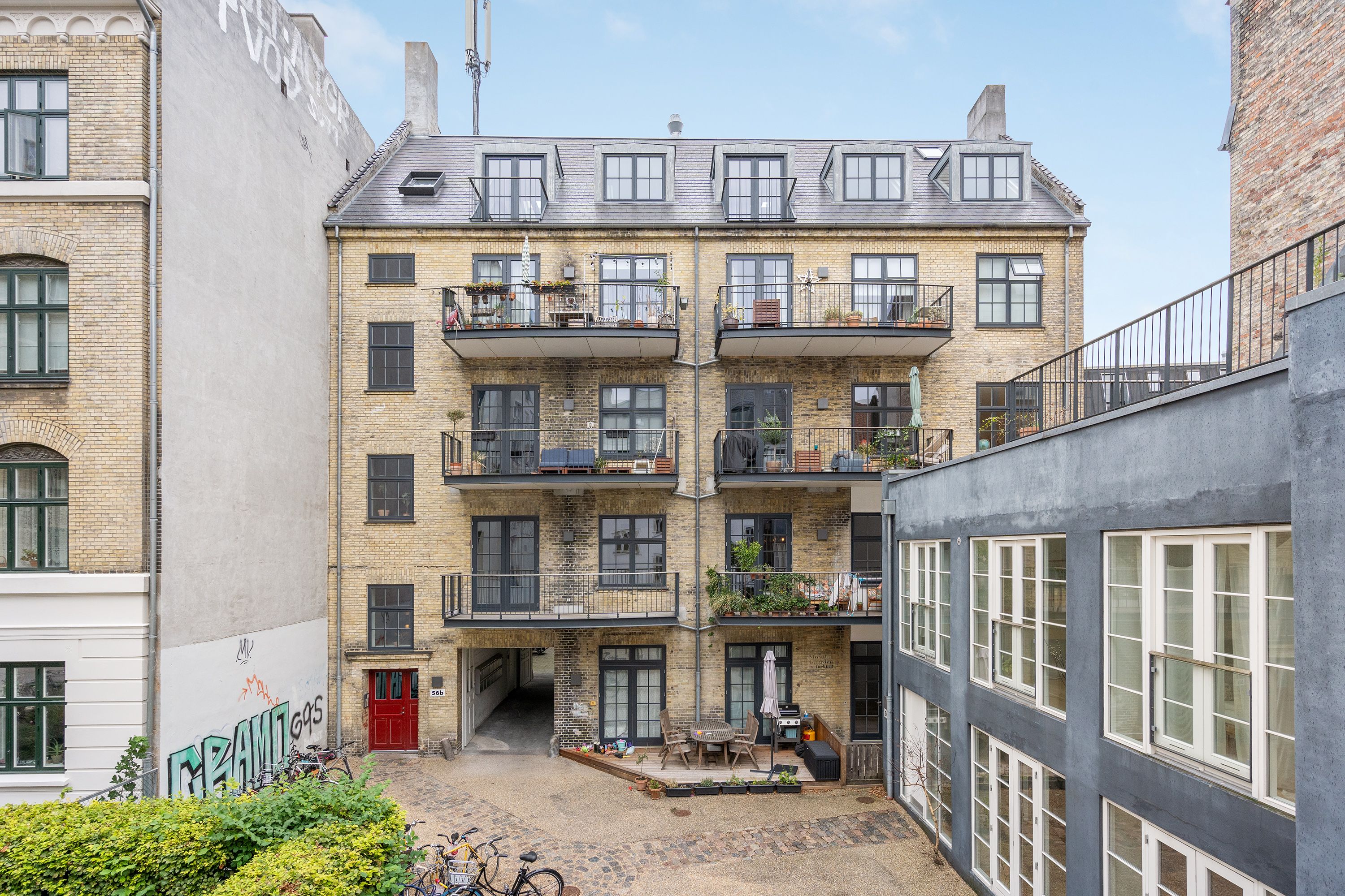 3 værelses lejlighed på Nørrebrogade i København N udlejes