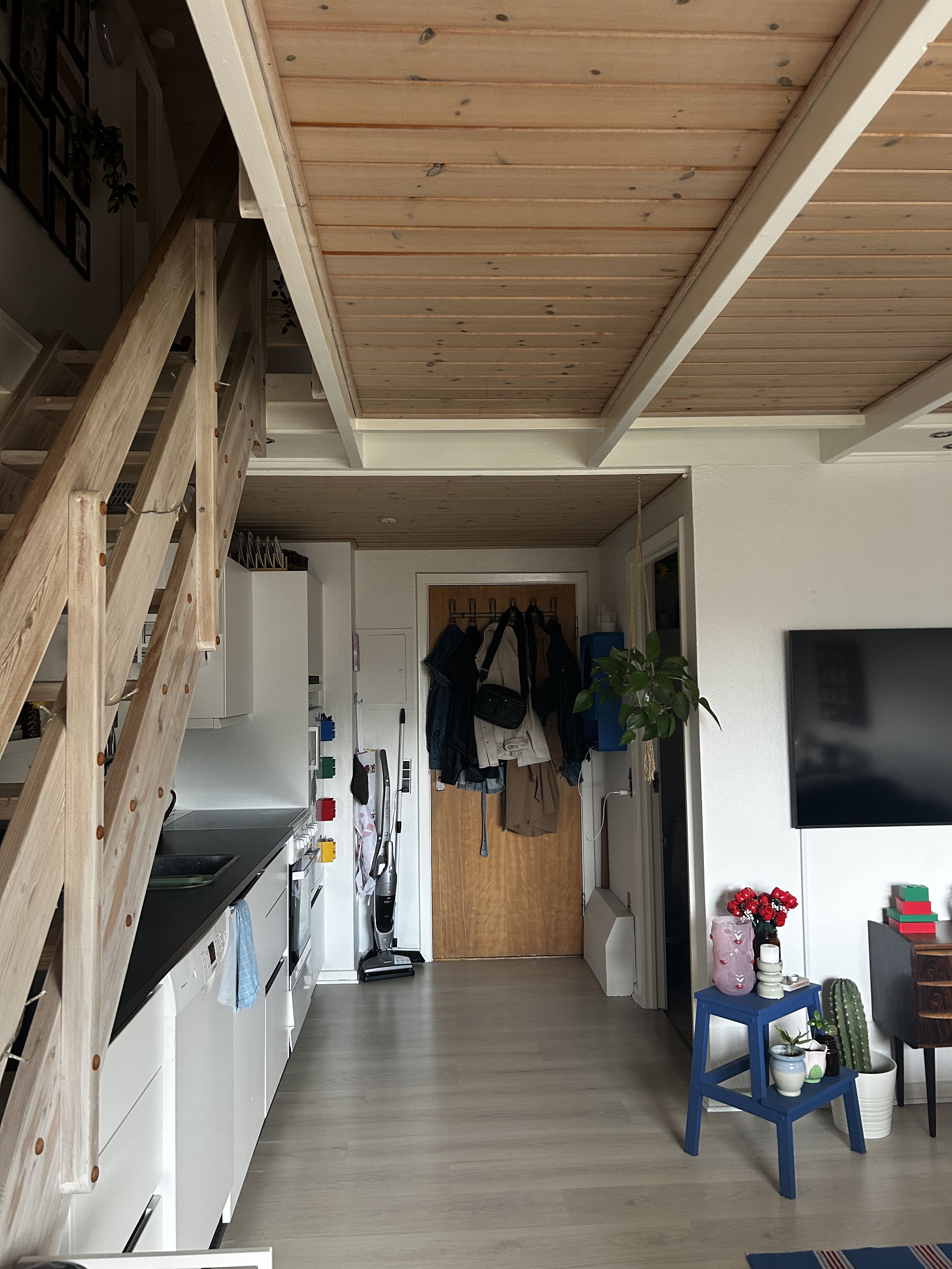 Den Gamle Biograf, lejlighed på 35 kvm + stor, højloftet hems