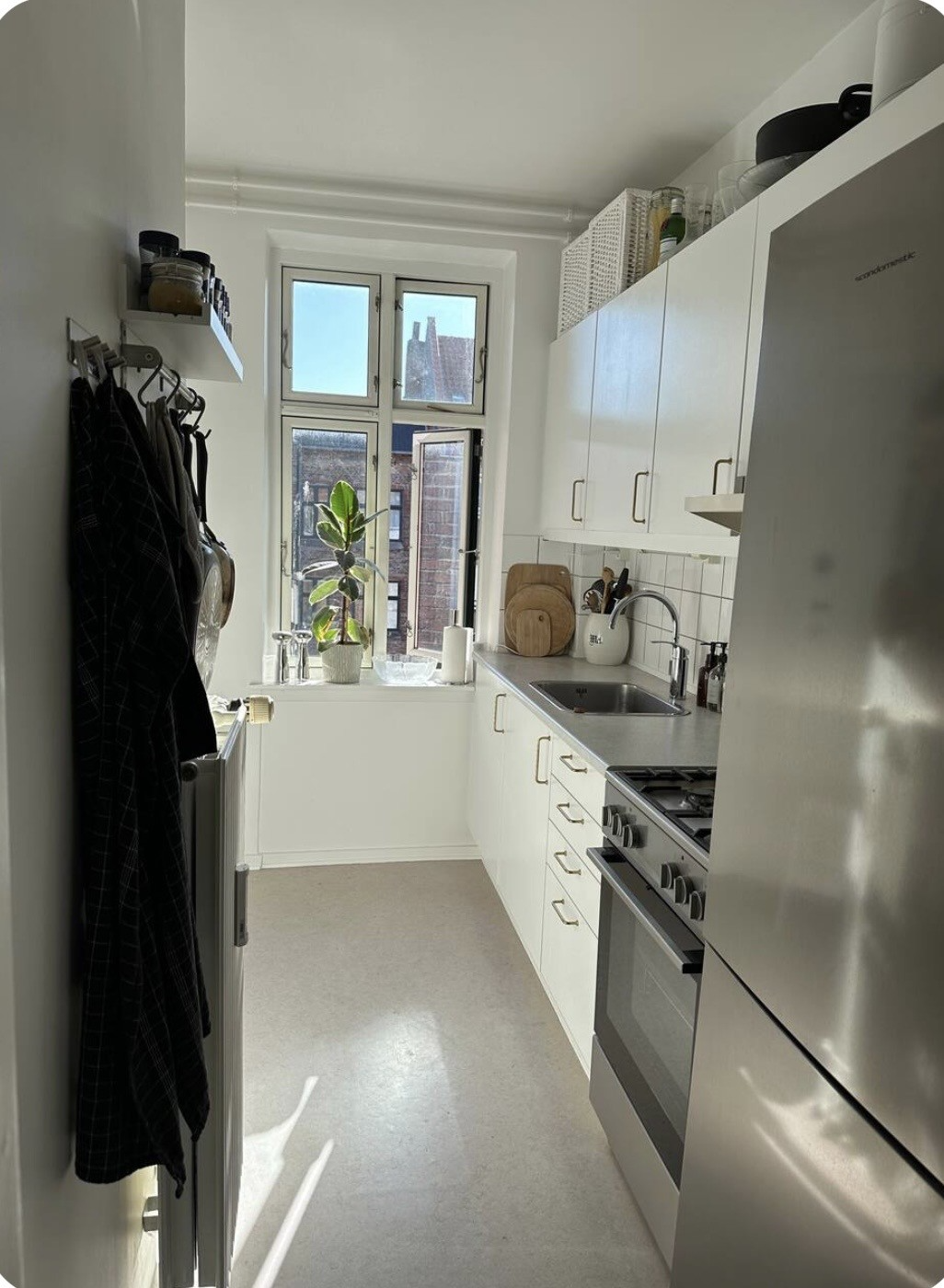 6 months 60 m2 fully furnished apartment central Amagerbro