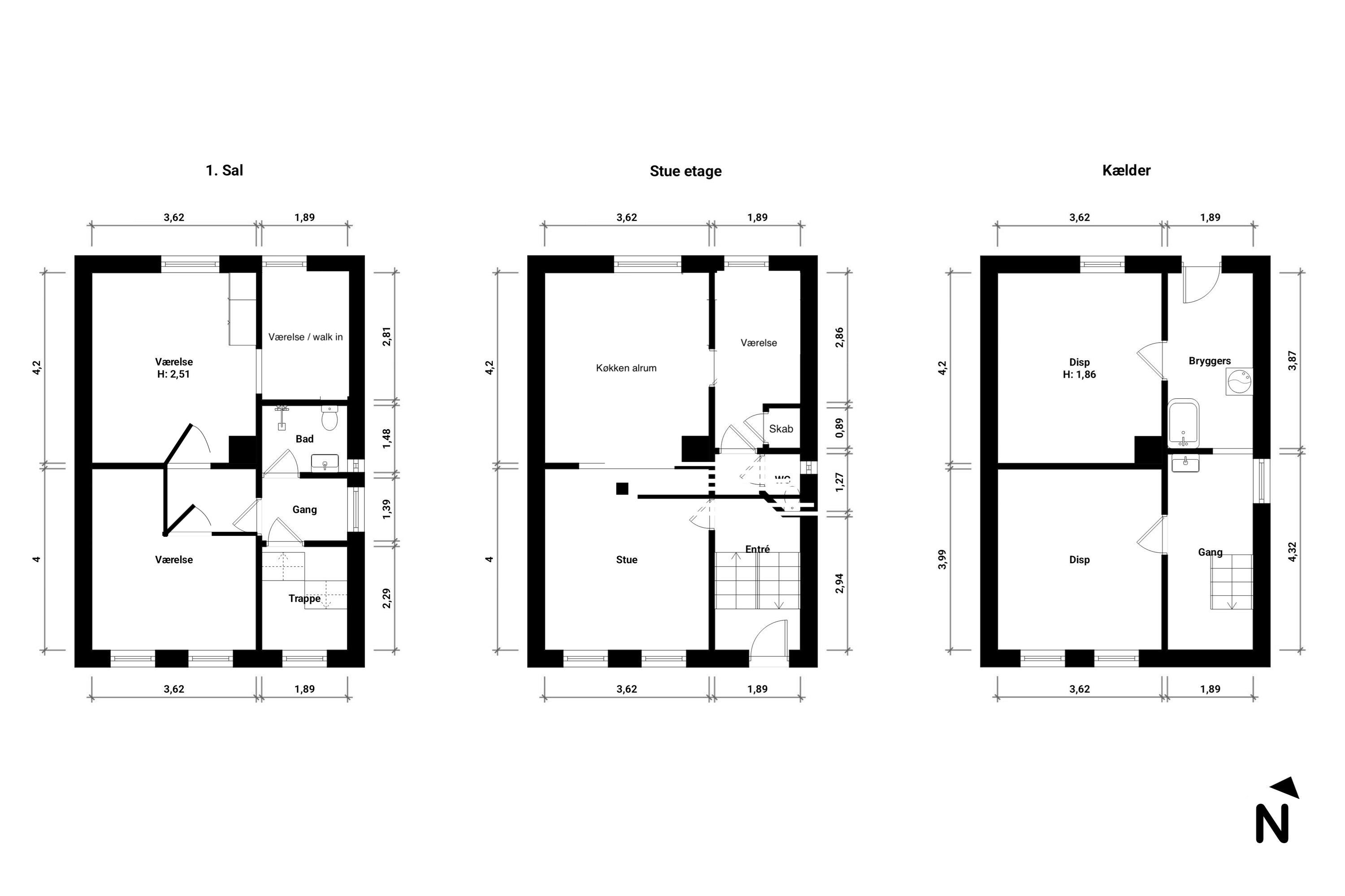 Sammenbygget hus på 150 etagemeter på Østerbrogade 
