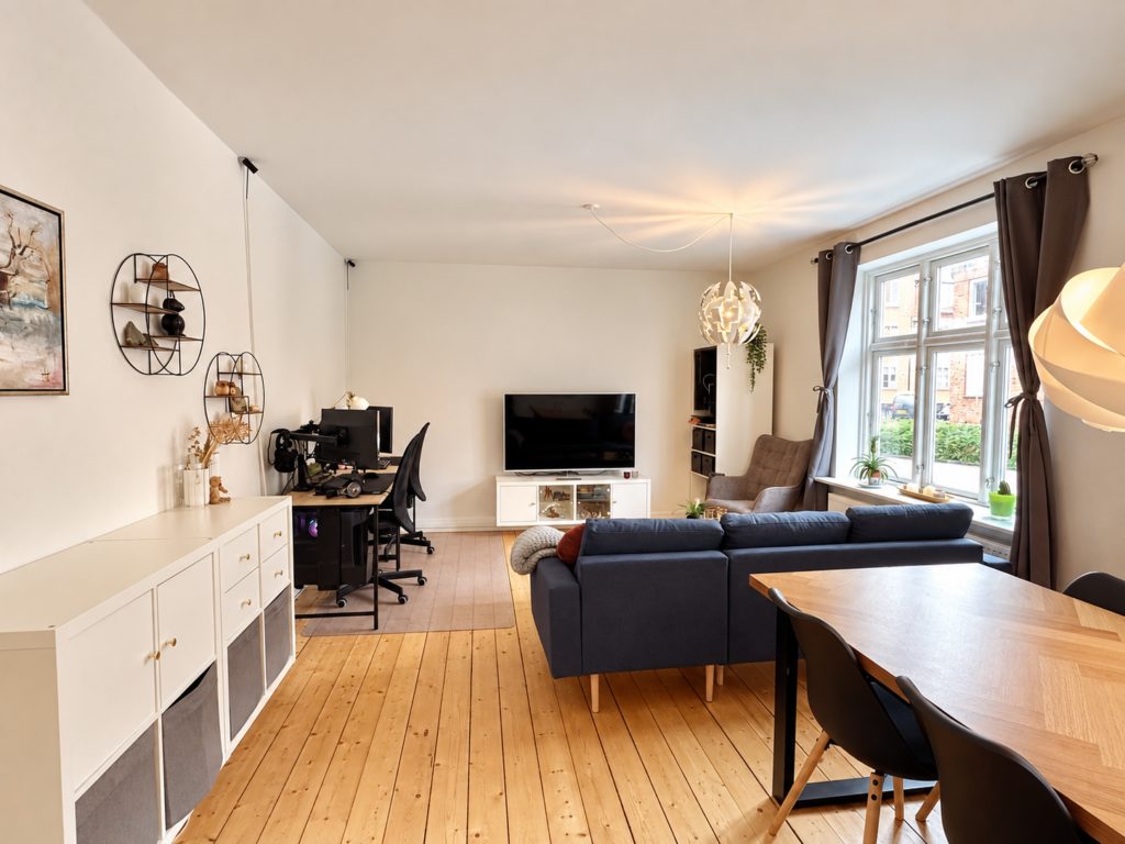 Charmerende og moderne 2’er med gratis parkering