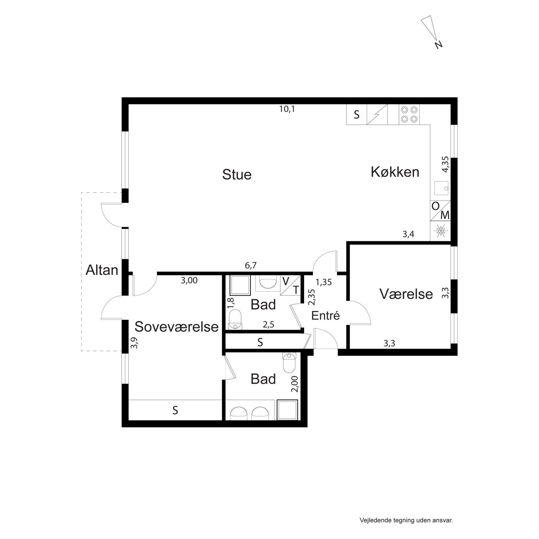 Exclusiv City Apartment/2 full bathrooms