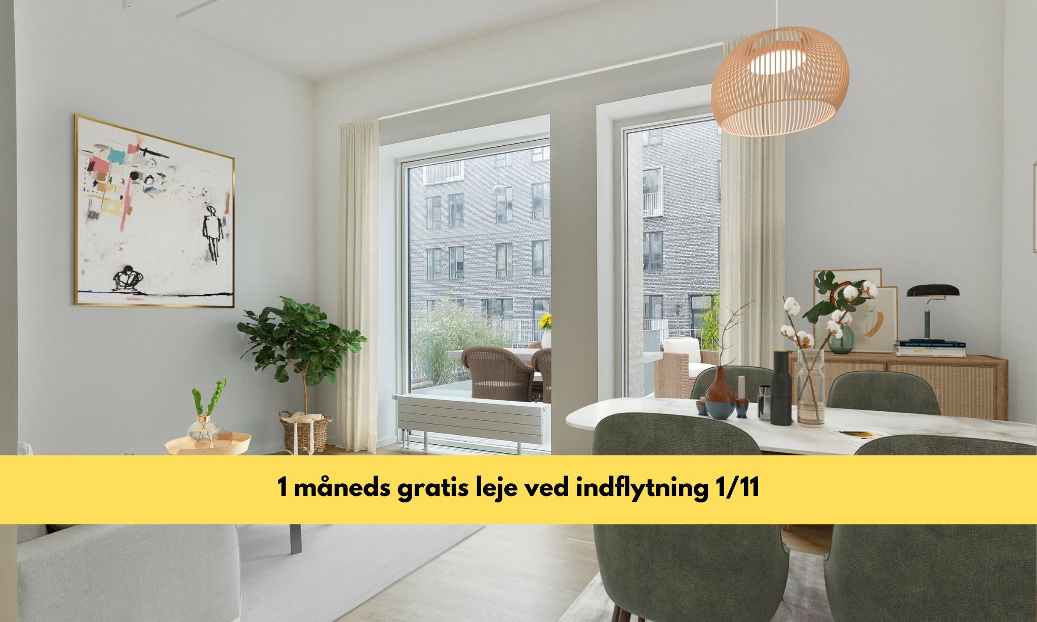 2 værelses lejlighed på Else Alfelts Vej i København S udlejes