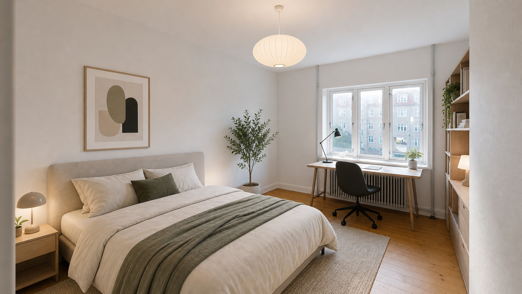 Fin 2-værelses lejlighed på attraktiv placering i vestbyen